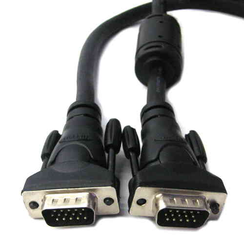VGA M to M 3C+8 Cable with ferrite 1.5m